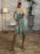 Silk Mini Dress Floral-2517/N4