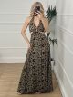Maxi Silk Hoop Dress/Black