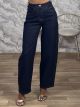 Barrel Denim Pants-728/Dark Blue