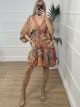 Silk Mini Dress-NOIE/N17