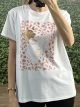 WOW Woman's Face T-Shirt/Pink&Gold