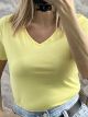 Ve Cotton Mono T-Shirt /Yellow