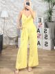 Jumpsuit Side Bow-Yellow