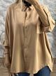 Oversized Soft Shirt/Beige