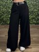 Wide Belt Pants-18627/Black