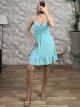 Double Straps Mini Dress/Veraman