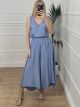 Viscose Buttons Summer Set/Indigo
