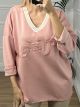 Viscose Vintage Ve Sweatshirt/Pink