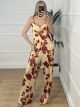 GLOW Elastic Jumpsuit/Ecru