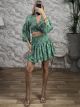 Silk Boho Mini Skirt Set-2021/N9