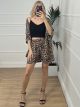 Animal Kimono Shorts Set/Leo2