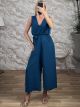 Sleeveless Jumpsuit/Dark Petrol