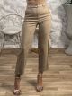 Office Belt Pants-15493/Beige