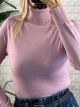 Viscose TurtleNeck Top-505/Dusty Pink