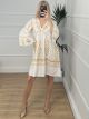 Oversized Mini Dress/White