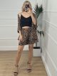 Animal Kimono Shorts Set/Leo1