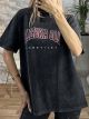 Oversized Stamp T-shirt/Black