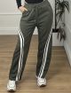 Sweatpants Front Stripes-SS/Khaki