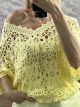 TwoPieces Crochet Top/Yellow