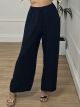 Wide Pants/Navy Blue