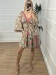 Silk Mini Dress-NOIE/N15