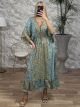 Silk Lahuri Sleeves Maxi Dress-1018-NEW/N4