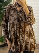 Muslin Shirt-Plus Size/Meander Camel