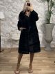 Long Soft Fur Coat/Black