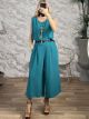 Zip Kilot Necklace&Belt Set-25337/Petrol