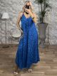 Μεταξωτό Φόρεμα 1090/Royal Blue