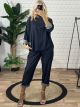 Casual Denim Stripes Set