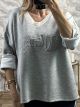 Viscose Vintage Ve Sweatshirt/Grey