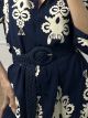 Elastic Knitted Belt/Navy Blue