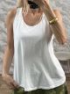 KnotBack Cotton Top-8394/White