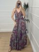 Silk Lahuri Maxi Dress/N1