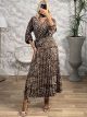 Maxi Leopard Print Dress/N2