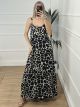 Chain Maxi Dress Animal/Giraffe