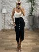 Midi Knitted Leopard Skirt/Black