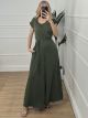 Wide Leg Jumpsuit/Khaki