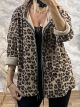 Cord Leopard Viscose Cardigan