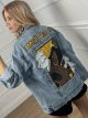 Denim Painted Jacket/Goofy