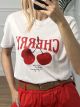 GLOW Cherries T-shirt/RoundNeck