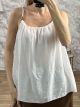 WoodenBeads Viscose Top/White