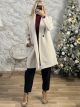 Long Fluffy Coat/Vanilla