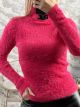 Mohair High Neck Top-9573/Fux