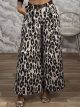 WideLeg Belt Pants-98229/Black