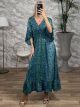 Silk Lahuri Sleeves Maxi Dress-1018-NEW/N2