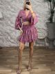 Silk Boho Mini Skirt Set-2021/N5