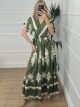 Maxi Boho Dress-2510/Khaki