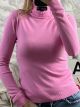 Viscose TurtleNeck Top-1217/Pink